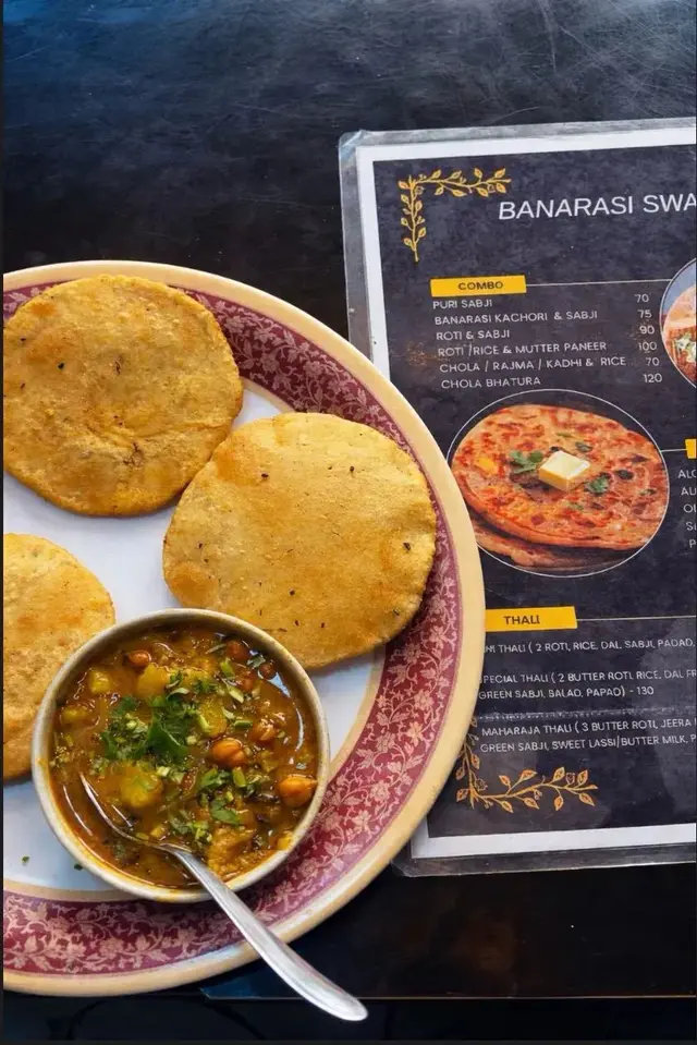 Puri sabji Before