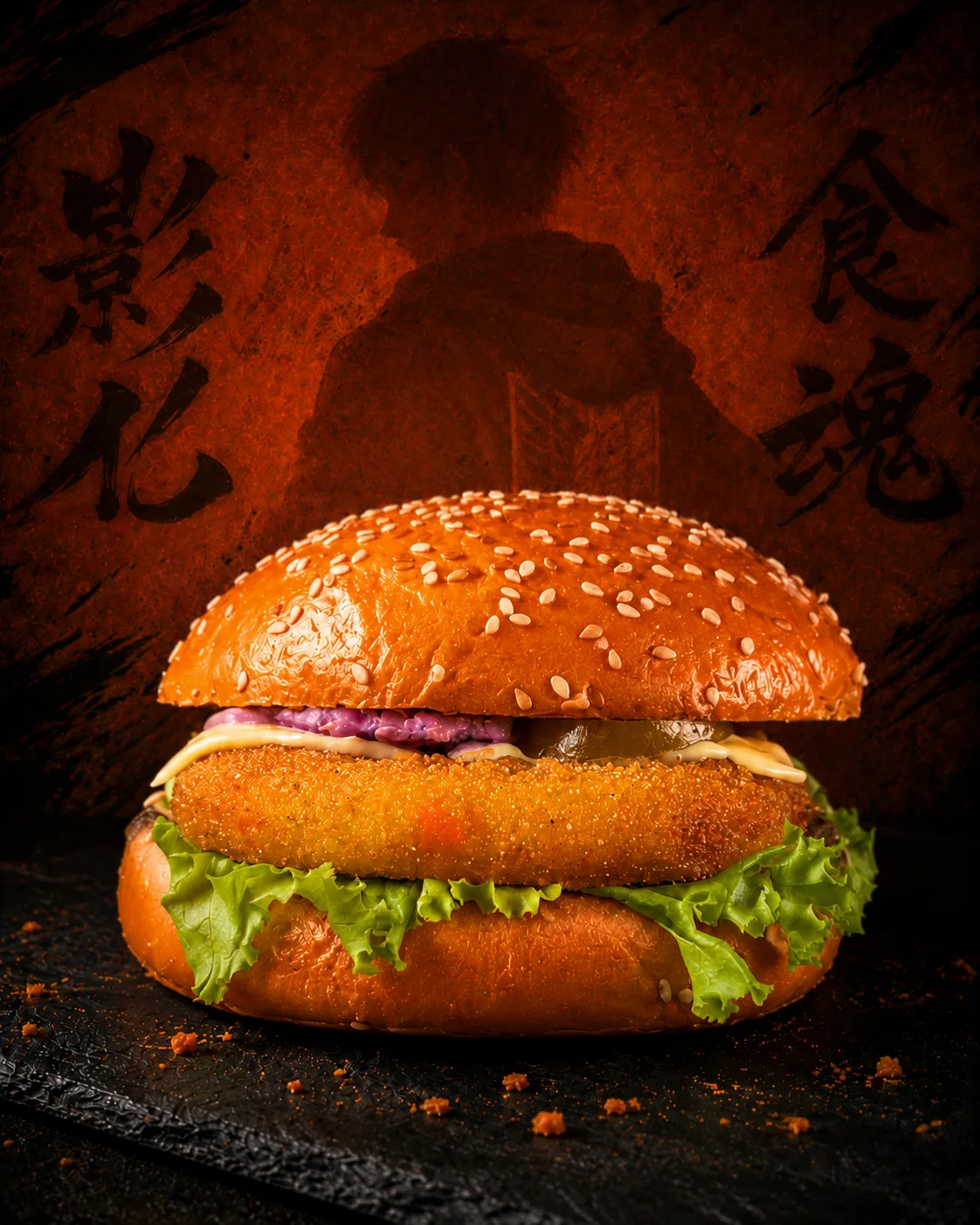 Double-stack burger After