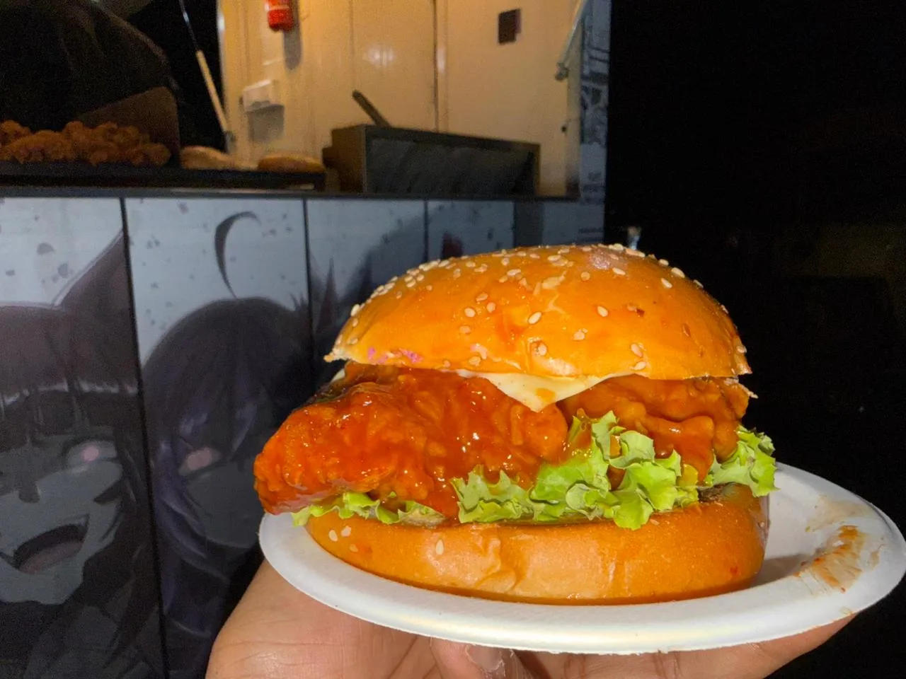 Signature burger Before