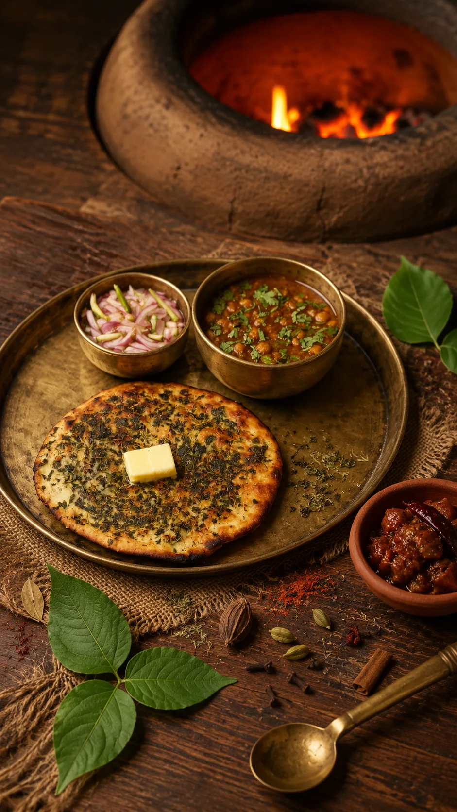 Kulcha chola, grills & kebabs food photography by Pleny