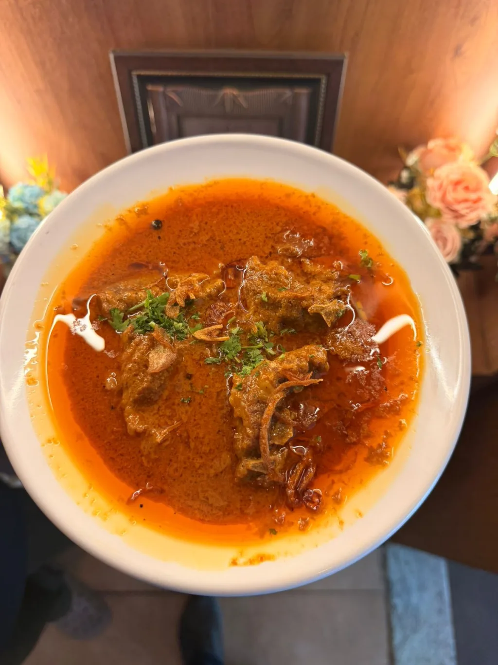 Shahi mutton korma Before