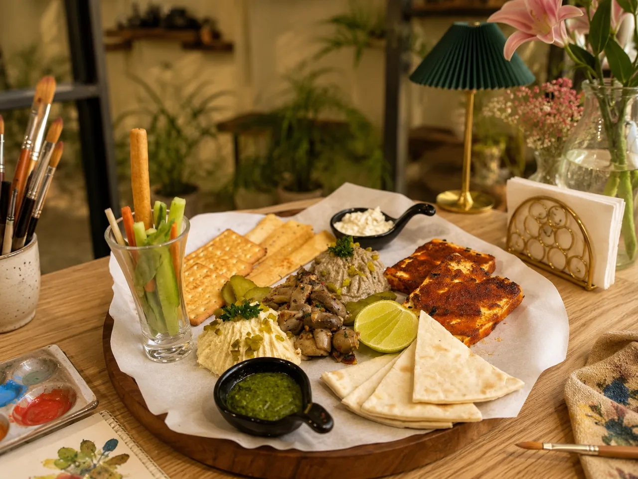 Lebanese veg platter After