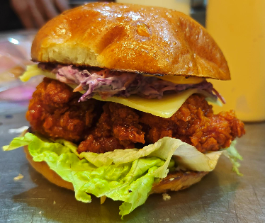 Korean fried chicken — AOH — phone shot before Photosfix