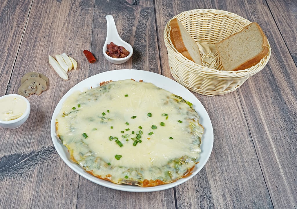 Cozy playful all-day breakfast cafe — supporting dish in this style