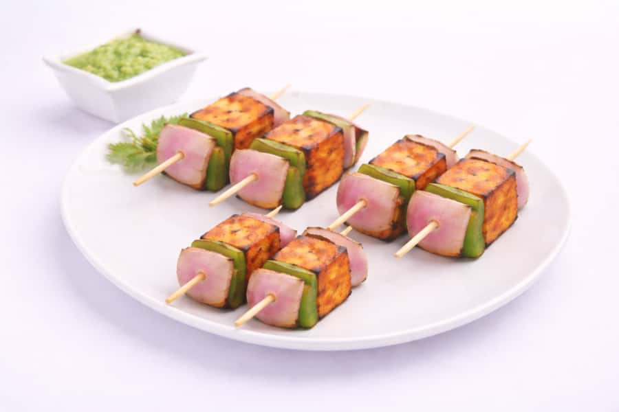 Modern clean-eating restaurant — dish photographed in this style