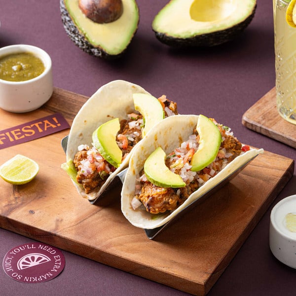 Vibrant tropical Mexican fiesta — supporting dish in this style